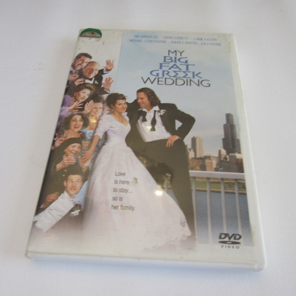 My Big Fat Greek‎ Wedding DVD 2002 Romantic Comedy Nia Vardalos John Corbett PG